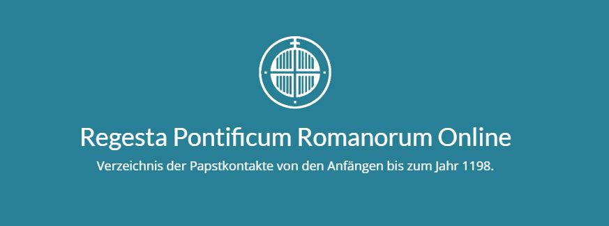 Zum Artikel "Regesta Pontificum Romanorum online"