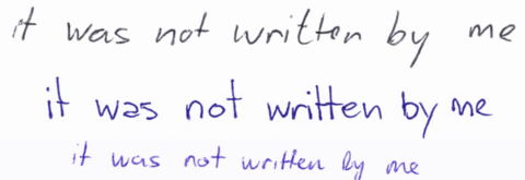 Zum Artikel "Spatio-Temporal Handwriting Imitation"