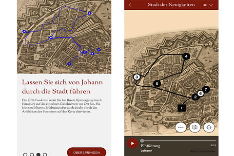 Zum Artikel "Interaktive Stadttour durch das Hamburg des Jahres 1686"